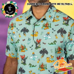 RSVLTS Summer Collections Breakfast Balls Course Cryptids Polo Shirt