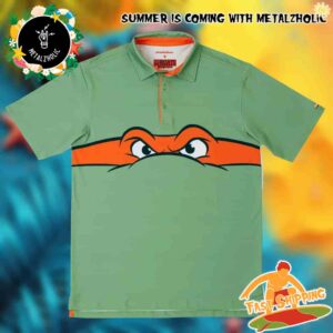 RSVLTS Summer Collections Teenage Mutant Ninja Turtles Michelangelo Polo Shirt