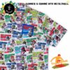 RSVLTS Summer Limited Big League Chew Chew On This Hawaiian Shirt And Beach Short