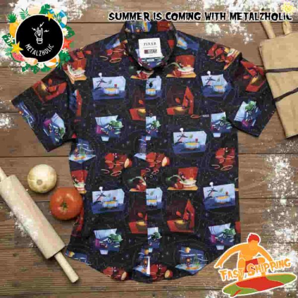 RSVLTS Summer Limited Disney And Pixar Ratatouille Shirtatouille Hawaiian Shirt And Beach Short