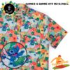 RSVLTS Summer Limited Disney Lilo And Stitch He Mele No Lilo Hawaiian Shirt And Beach Short