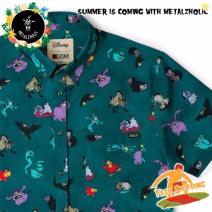 RSVLTS Summer Limited Disney Villains Evil On The Side Hawaiian Shirt