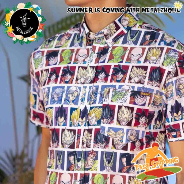 RSVLTS Summer Limited Dragon Ball Z Heroes And Enemies Hawaiian Shirt