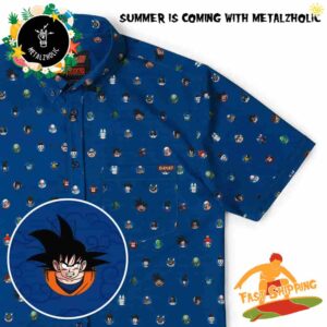 RSVLTS Summer Limited Dragon Ball Z Saiyan Saga Hawaiian Shirt