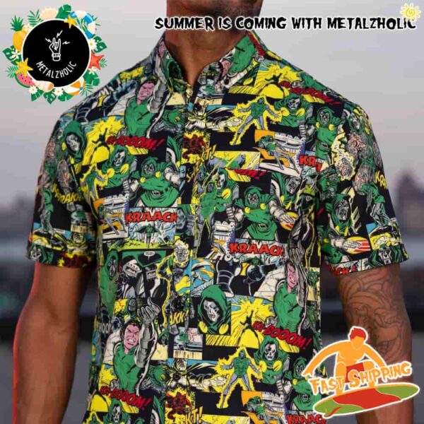 RSVLTS Summer Limited Marvel Secret Wars I Am Doom Hawaiian Shirt And Beach Short