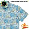 RSVLTS Summer Limited Rick And Morty Interdimensional Mashup Hawaiian Shirt And Beach Short