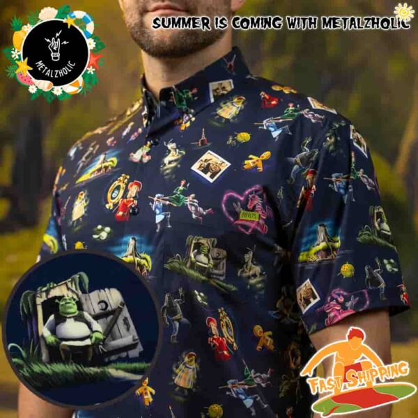 RSVLTS Summer Limited Shrek Happily Ogre After Hawaiian Shirt