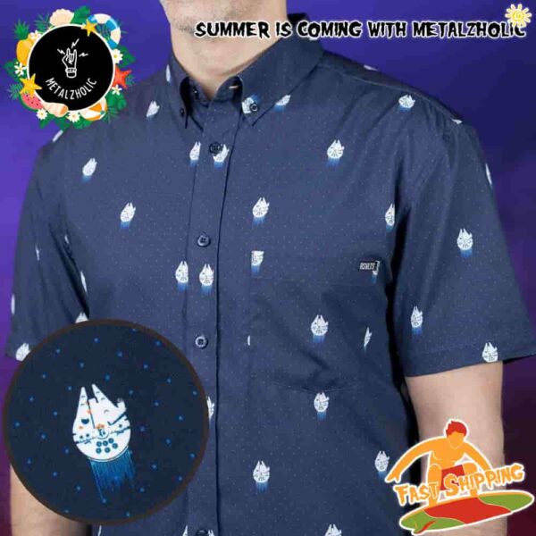 RSVLTS Summer Limited Star Wars 12 Parsecs Hawaiian Shirt And Beach Short