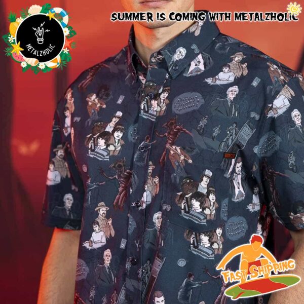 RSVLTS Summer Limited Stranger Things Something Is Coming Hawaiian Shirt