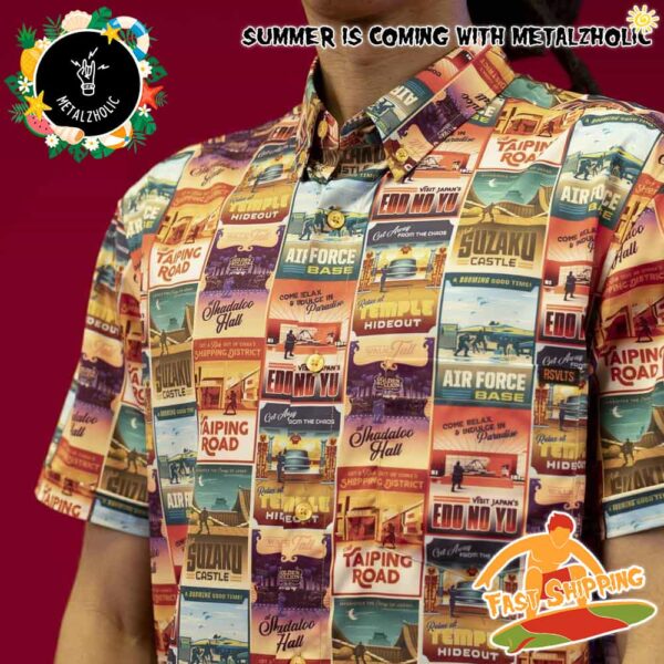 RSVLTS Summer Limited Street Fighter Frequent Fighter Miles Hawaiian Shirt