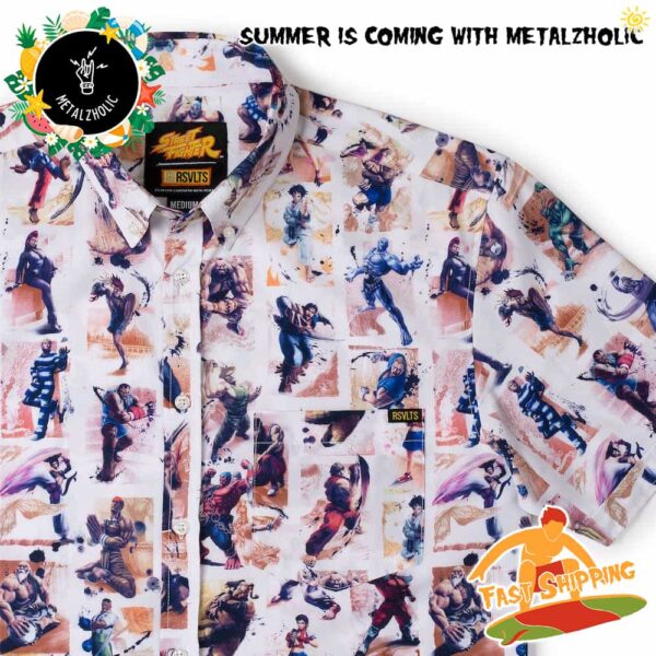 RSVLTS Summer Limited Street Fighter Ready To Fight Hawaiian Shirt