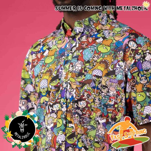 RSVLTS Summer Limited The Powerpuff Girls Citizens Of Townsville Hawaiian Shirt