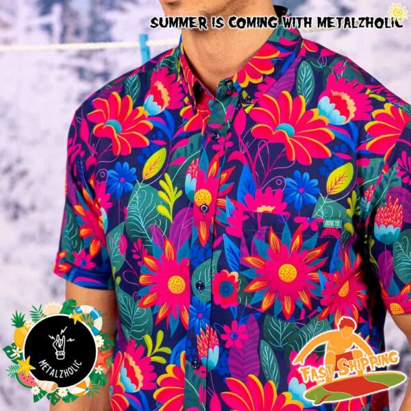 RSVLTS Summer Limited Untamed Tropic Hawaiian Shirt And Beach Short