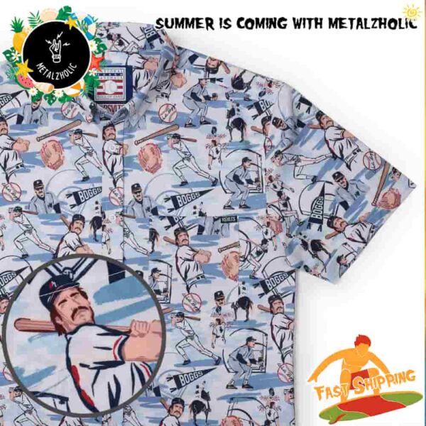 RSVLTS Summer Limited Wade Boggs The Chicken Man Hawaiian Shirt And Beach Short