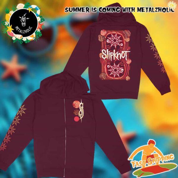 Slipknot Limited Edition Merch The Portal Aien Moon Version Zip Hoodie