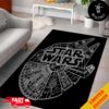 Star Wars Millennium Falcon x Imperial Star Destroyer Spacecraft Racing Home Decor Rug Carpet