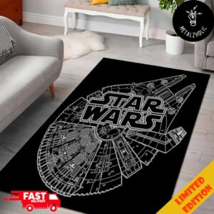 Star Wars Millennium Falcon Spacecraft Home Decor Rug Carpet