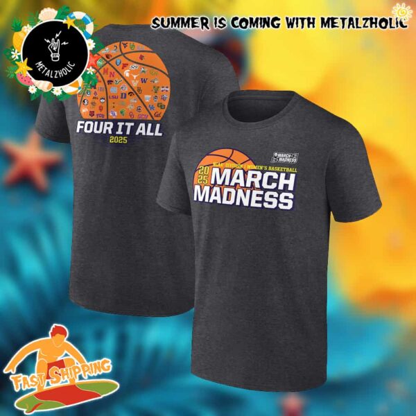 2025 NCAA Women’s Basketball Tournament March Madness Catch And Shoot T-Shirt