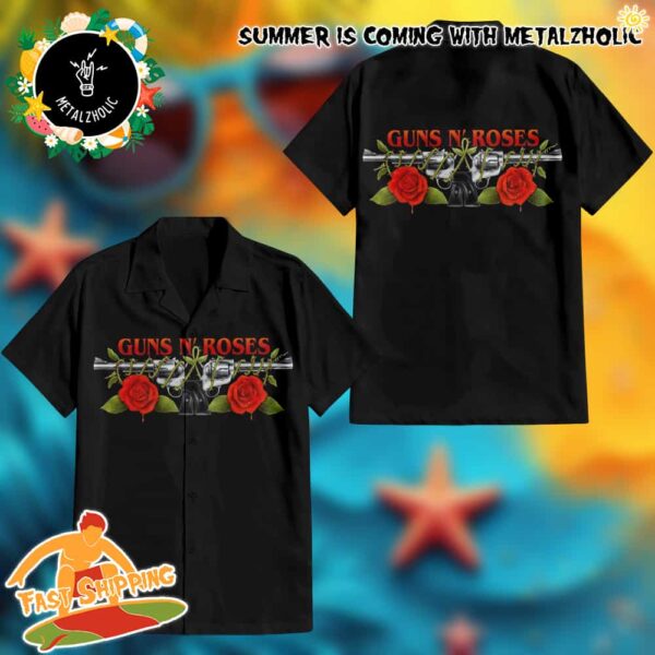 Guns N Roses Band Summer Collections Hawaiian Shirt And Beach Short Best Vacation Gift