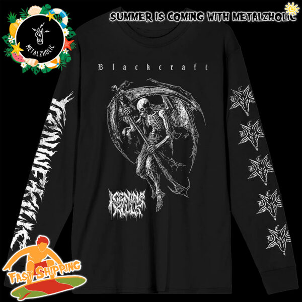 Ice Nine Kills New Merch Reaper Limited Edition Collaboration Blackcraft x INK All Over Print T-Shirt Long Sleeve