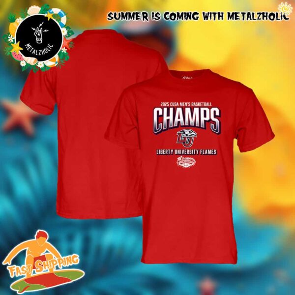 Liberty Flames 2025 C-USA Men’s Basketball Conference Tournament Champions T-Shirt