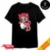 MLB x Demon Slayer Kimetsu no Yaiba Anime Nezuko Kamado Mask New York Yankees Merchandise T-Shirt