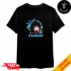 MLB x Demon Slayer Kimetsu no Yaiba Anime Tanjiro Kamado Mask New York Yankees Merchandise T-Shirt