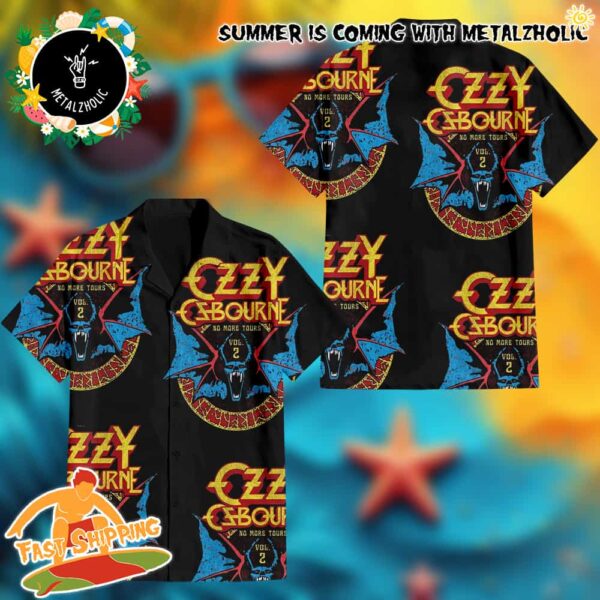 Ozzy Osbourne No More Tours Vol 2 Logo Pattern Summer Collections Heavy Metal Band Best Gift For Vacation