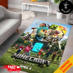 A Minecraft Movie April 4 2025 A New Kind Of Blockbuster Home Decor Rug Carpet