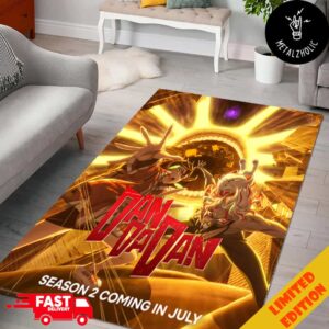 Dandadan Poster Anime Season 2 July 2025 Home Decor Rug Carpet