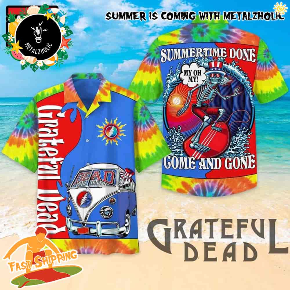 Grateful Dead Summertime Done Come And Gone Summer Hawaiian Shirt And Beach Short Grateful Dead Summertime Done Come And Gone Summer Hawaiian Shirt And Beach Short